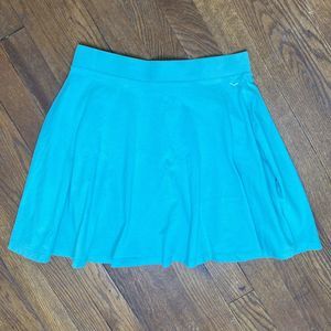 PINK Victoria’s Secret S Light Baby Teal Blue Circle Skater Mini Skirt